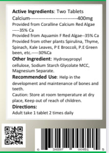 Vegan-Calcium (180 Tablets)