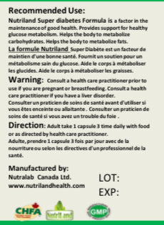 Super Diabetes Formula (180 Capsules)