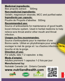 Bee Propolis (200 Capsules)