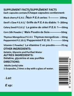 Super Gout Formula (100 Capsules)