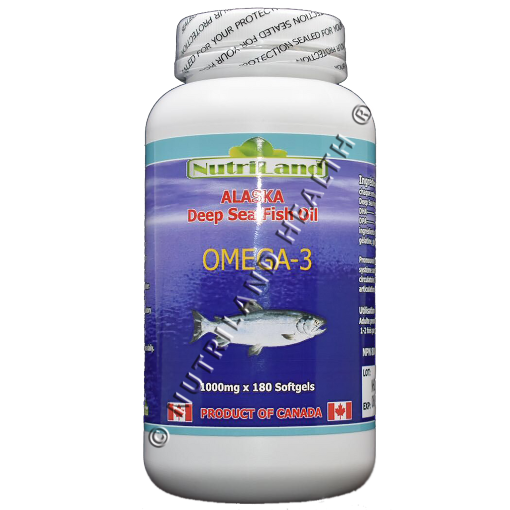 Alaska Deep Sea Fish Oil (180/120 DHA/EPA 180 Softgels)
