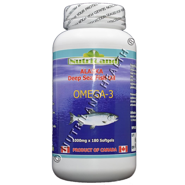 Alaska Deep Sea Fish Oil (180/120 DHA/EPA 180 Softgels)