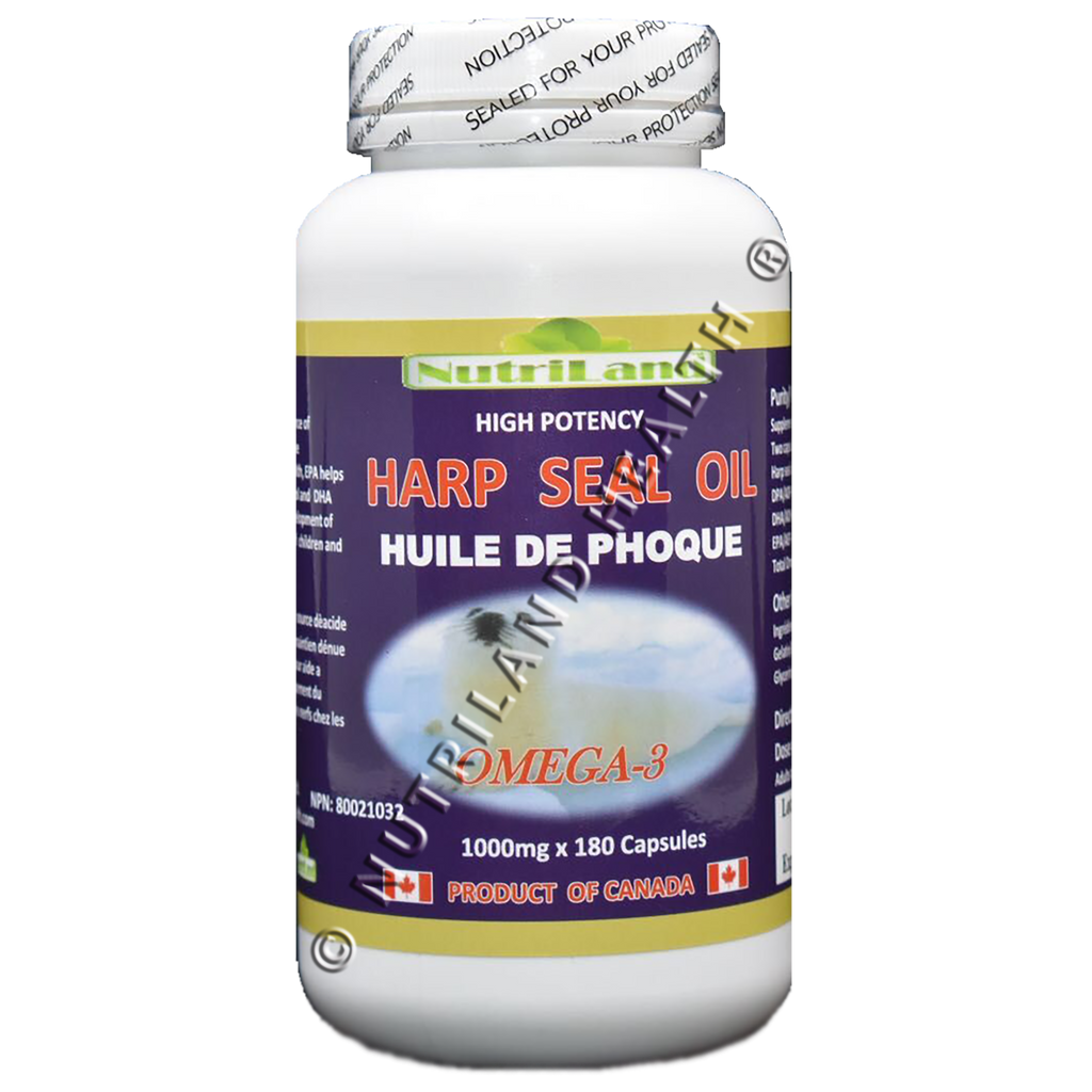 High Potency Harp Seal Oil (180 Softgels x 1000mg)