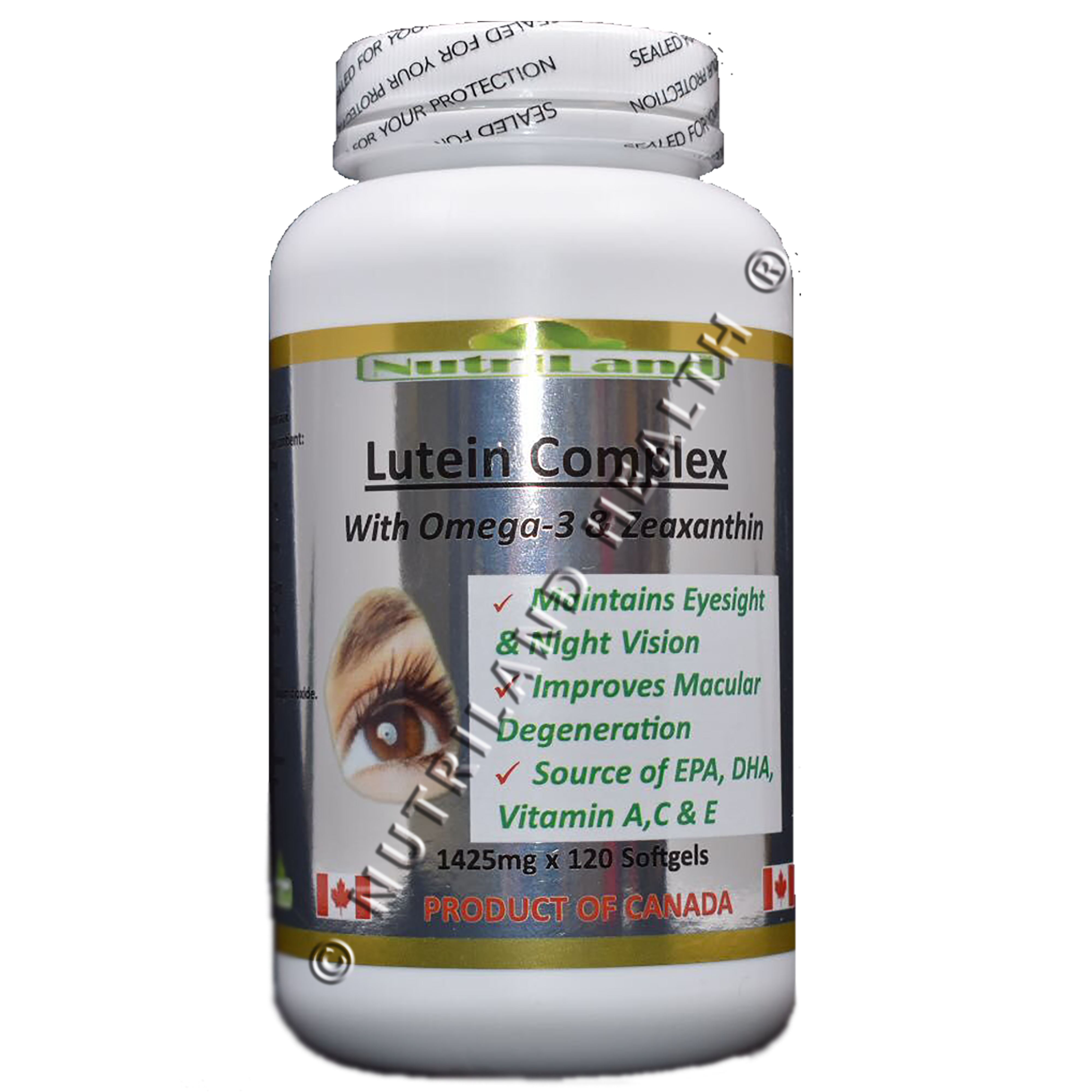 Lutein Complex (with Omega-3 & Zeaxanthin) (120 Softgels) - Nutriland Health Lutein Complex (with Omega-3 & Zeaxanthin) (120 Softgels) - Nutriland Health