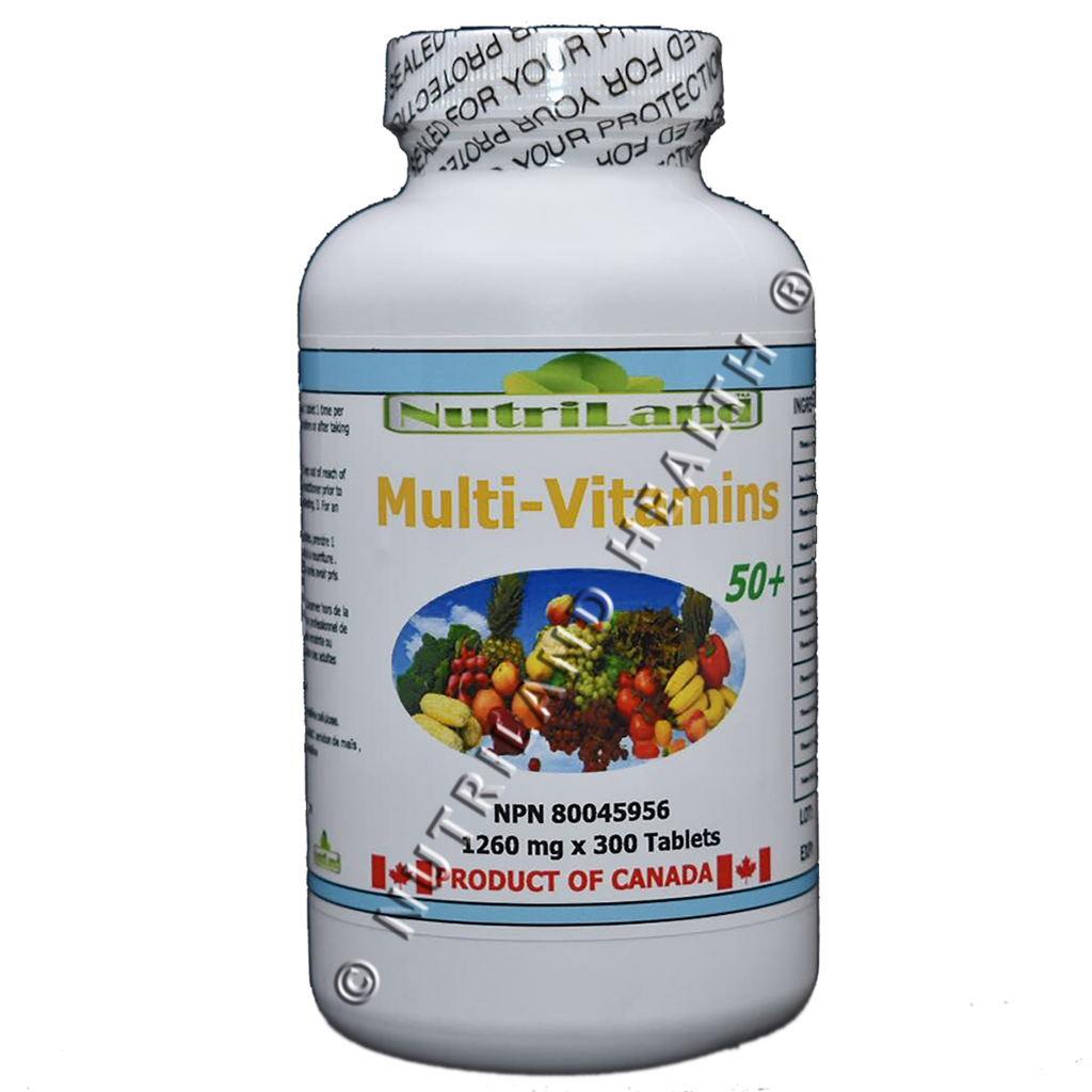 Multi-Vitamins 50+ (300 Tablets)
