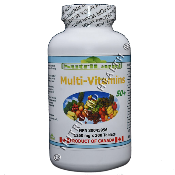 Multi-Vitamins 50+ (300 Tablets)